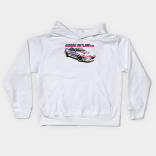 Nissan Skyline GT-R R32 Kids Hoodie